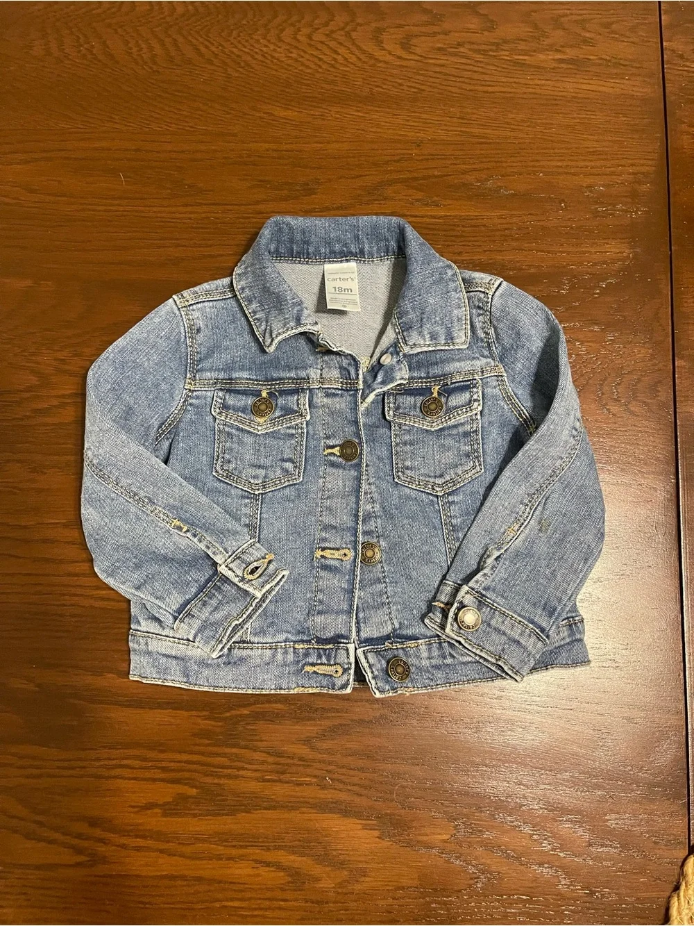 Carter's Classic Light Blue Denim Jacket for Kids